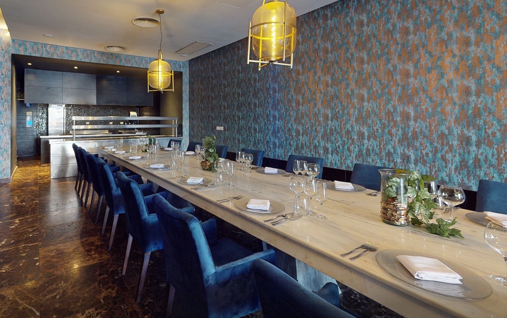 Cloud 9 chef's table private dining room